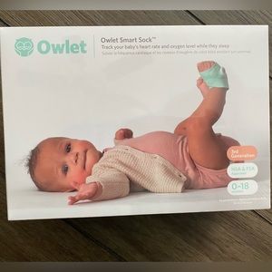 Owlet Sock 3rd Generation. New in box with plastic wrapping.